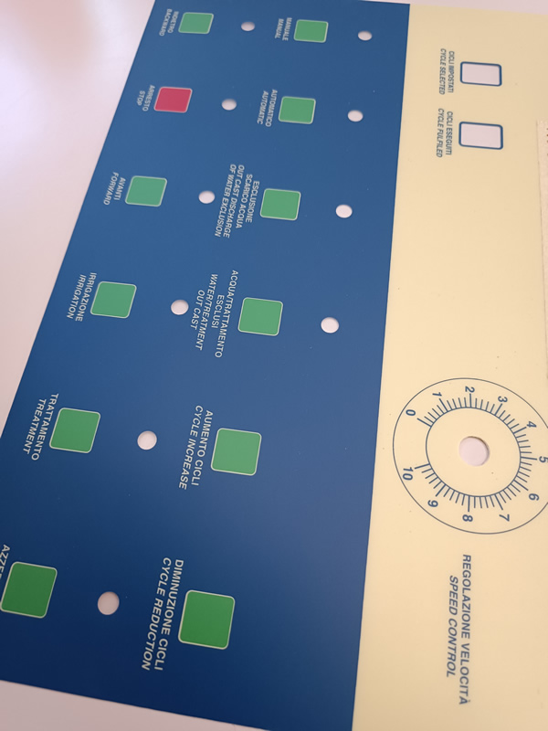 Frontale serigrafato per macchina CNC 02